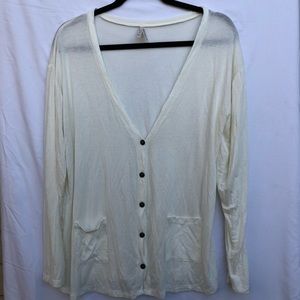 Lightweight cream color cardigan